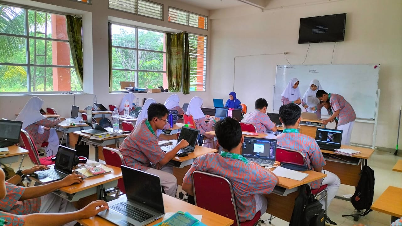 Suasana belajar di kelas