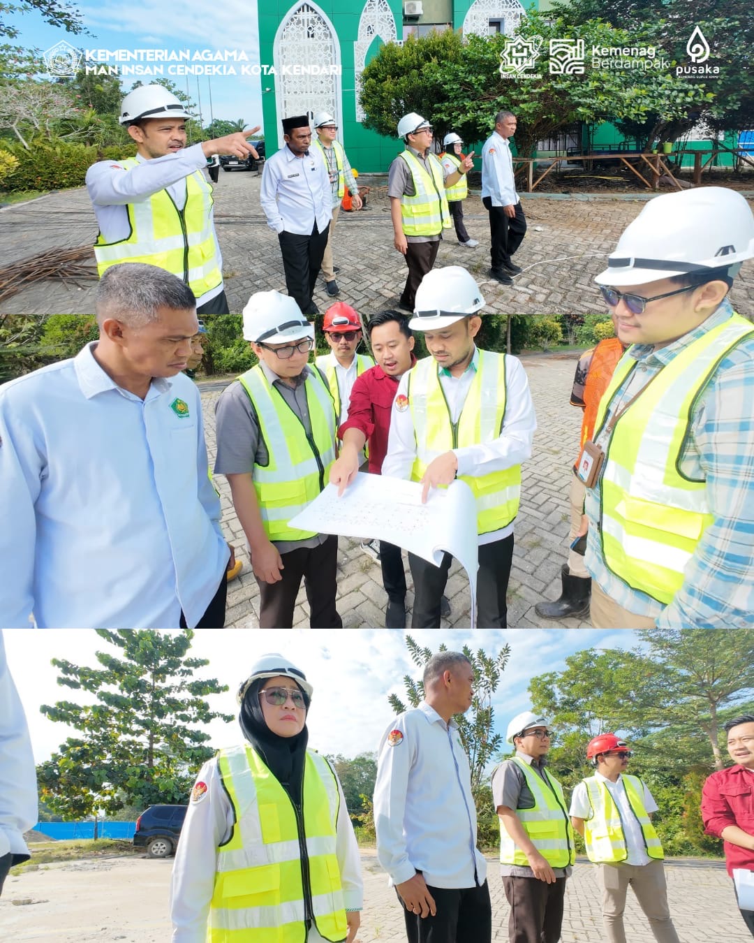 Bappenas Tinjau Langsung Proyek SBSN Sarpras di MAN Insan Cendekia Kota Kendari